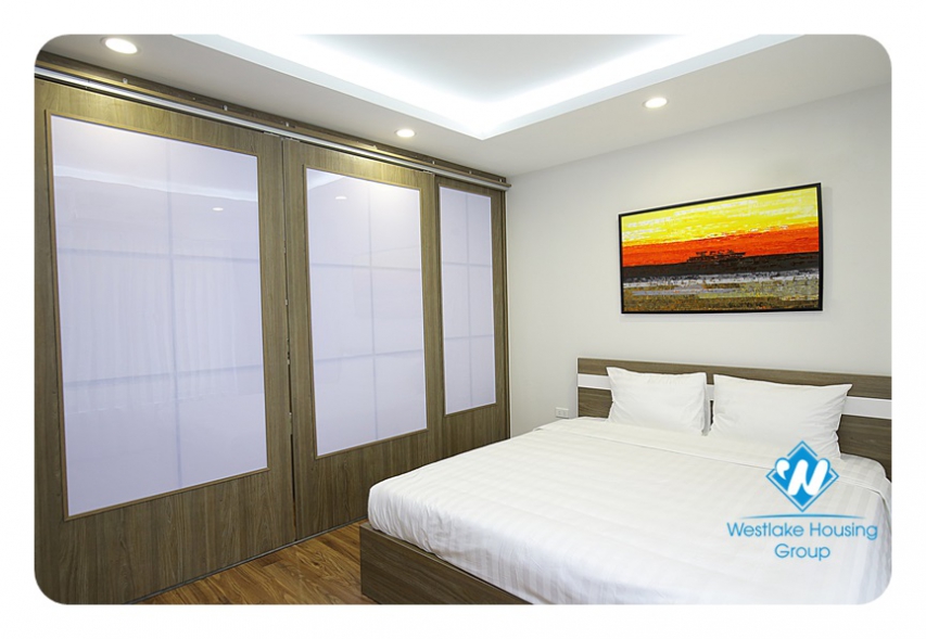 Nice one bedroom apartment for rent in a brand-new building in Ba Dinh